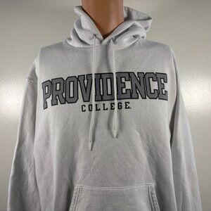 Champion Providence College Hoodie Sweatshirt Mens Size M Grey Rhode Island